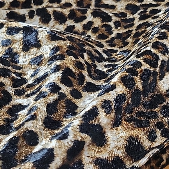Lovely J Long Leopard Animal Print Duster ~ OSFM - Picture 4 of 5